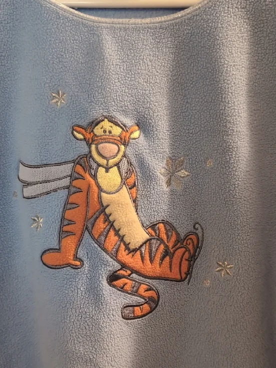 Disney Light Blue Long-Sleeve Tigger Fleece Top - Picture 3 of 5